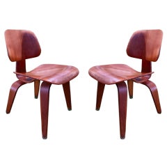 Pair of Early Eames Evans DCWs