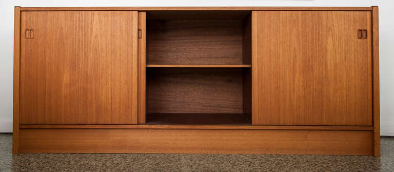 Danish Mid-Century Teak Credenza 1