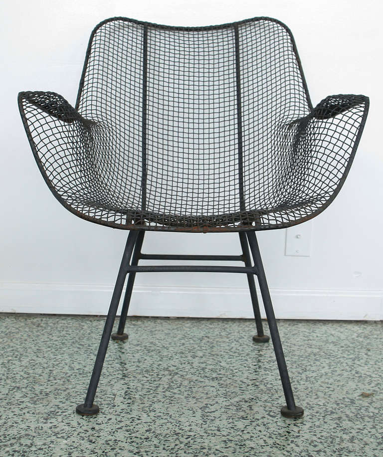 American Six Mesh Chairs by Russell Woodard