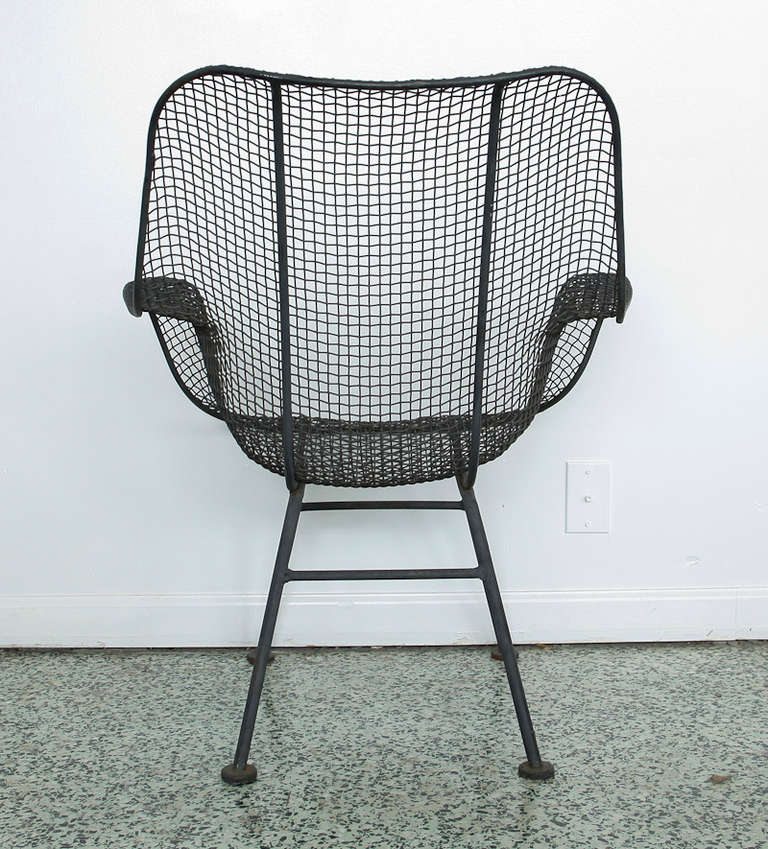 Mid-20th Century Six Mesh Chairs by Russell Woodard