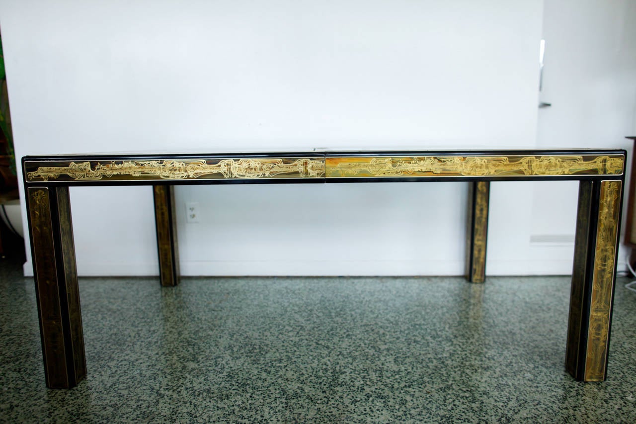 Stunning Bernhard Rohne for Mastercraft Dining Table In Excellent Condition In St. Louis, MO