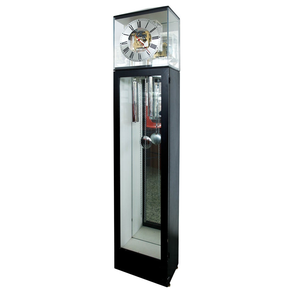 George Nelson Lucite Grandfather Clock for Howard Miller