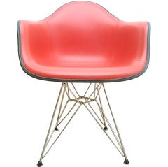 Charles Eames Herman Miller Red Eiffel Base Arm Chair