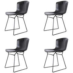 Four Knoll Bertoia Side Chairs