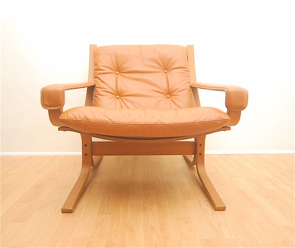 Ingmar Relling Westnofa Siesta Leather Lounge Chair 2