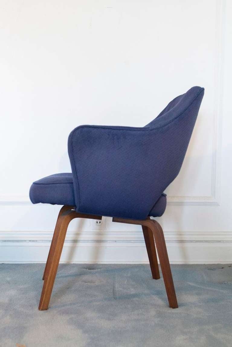 Mid-Century Modern Pair (2) Vintage Saarinen Executive Knoll Lounge Chairs