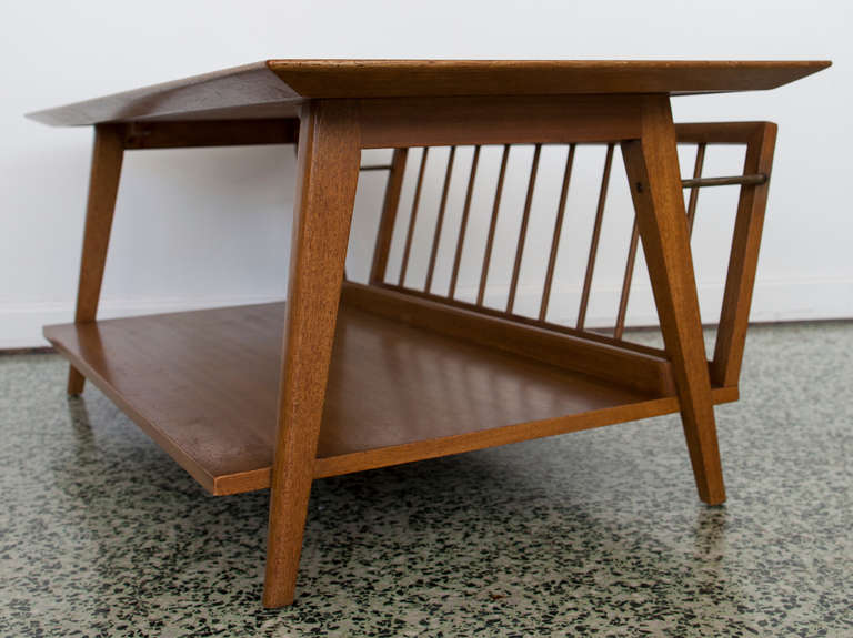 Midcentury Magazine Rack Coffee Table 2