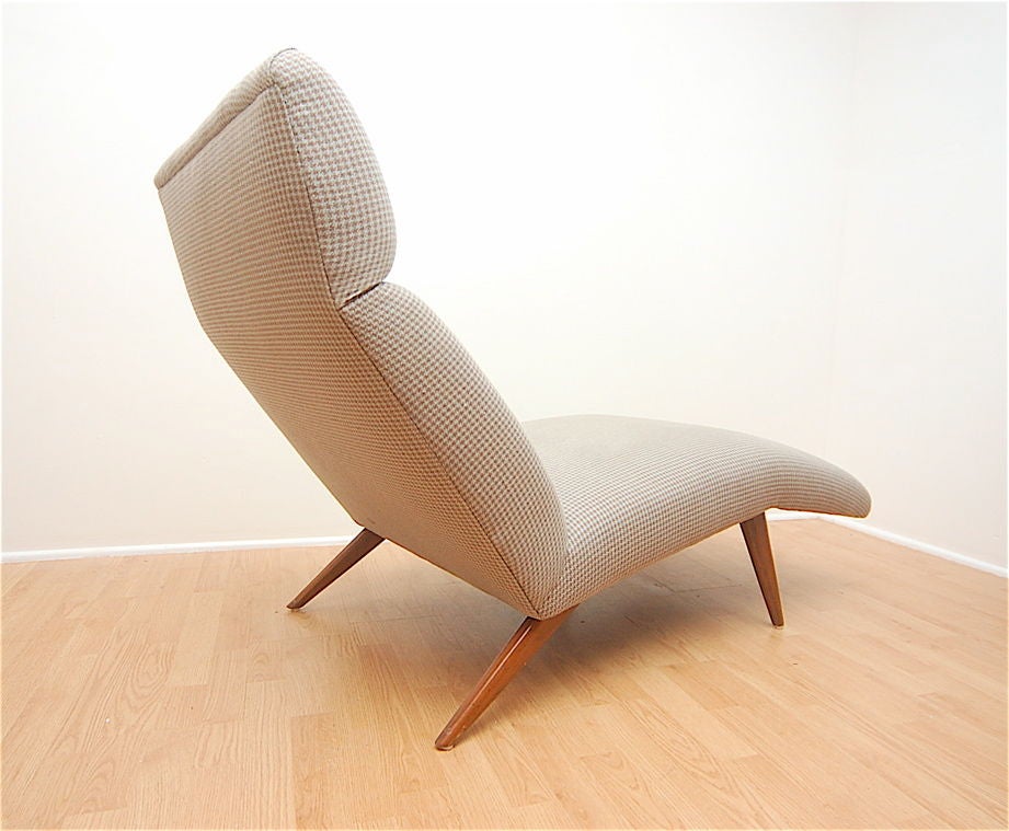 chaise lounge mid century