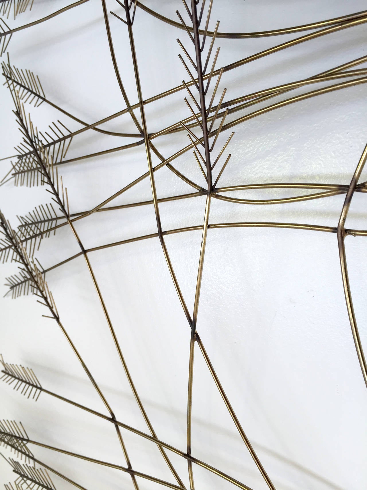 Mid-Century Modern C Jere  Wheat Wall Sculpture