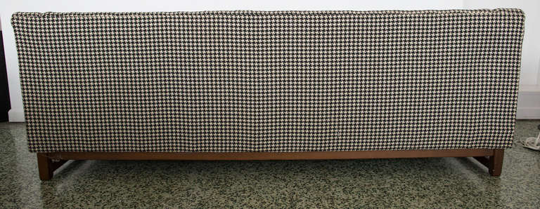 Mid-Century Modern Midcentury Houndstooth Sofa