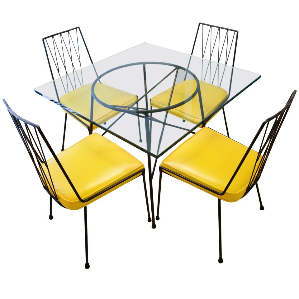 Yellow Dining Set Designed by Paul McCobb for Arbuck at 1stDibs