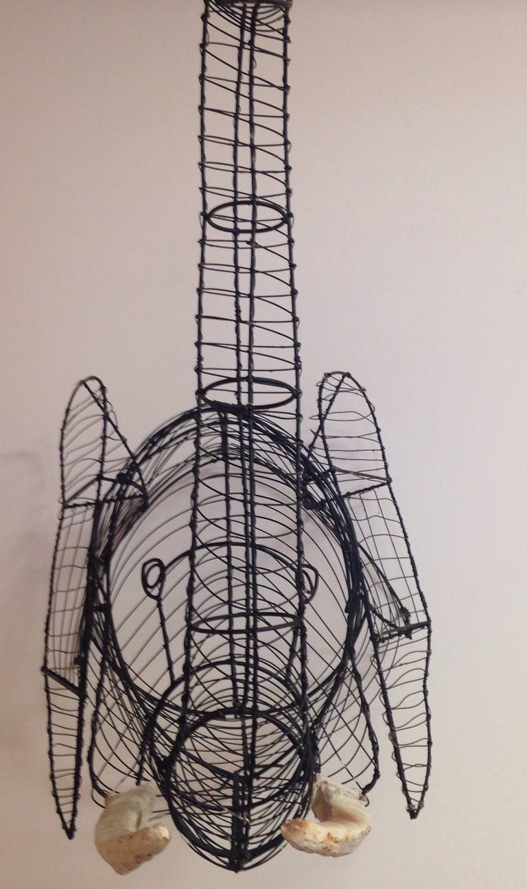 wire elephant sculpture