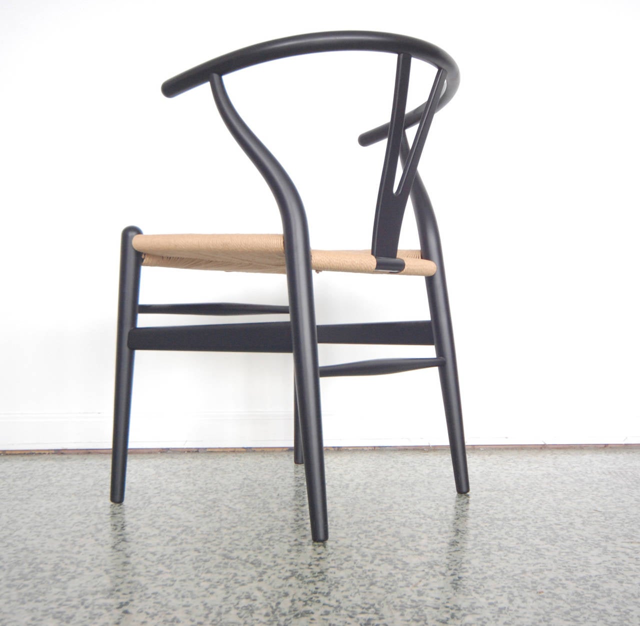 Set of Four Hans Wegner Wishbone Chairs, CH24 1