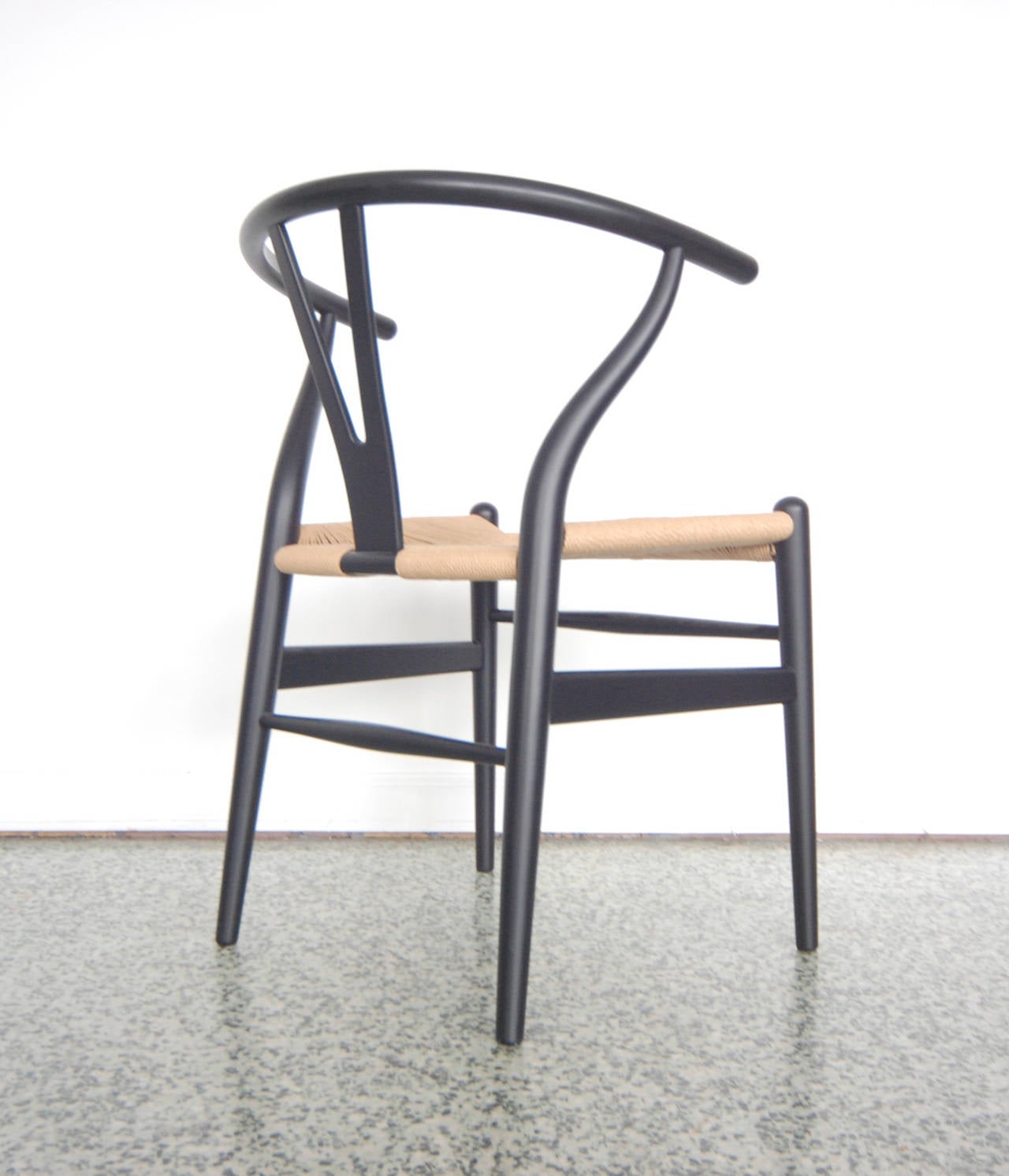 Set of Four Hans Wegner Wishbone Chairs, CH24 2