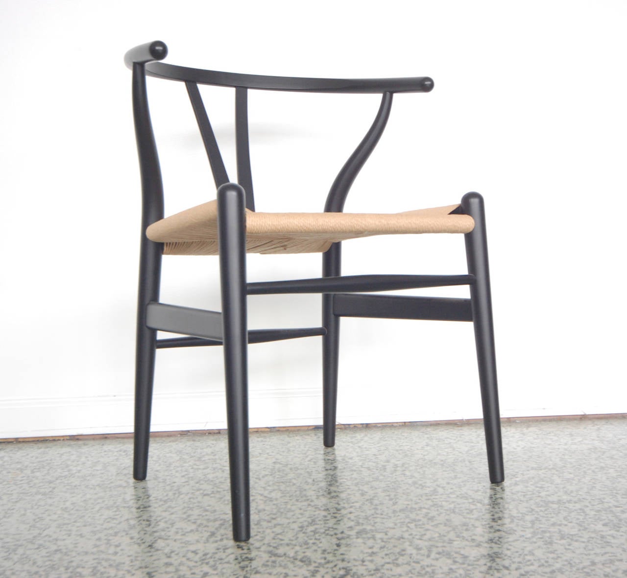 Set of Four Hans Wegner Wishbone Chairs, CH24 4