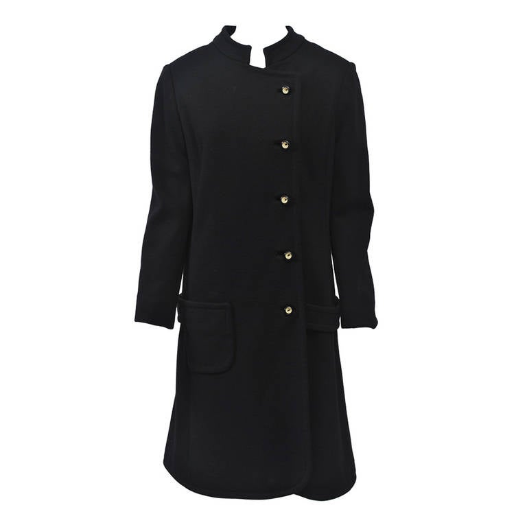 Mam'selle Black Knit Coat For Sale