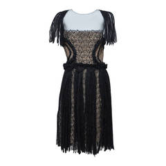 Rodarte Black Tulle And Lace Dress Fall 2008 NEW 8