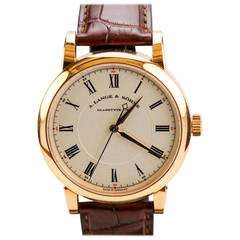 A. Lange & Sohne Rose Gold Richard Lange Wristwatch