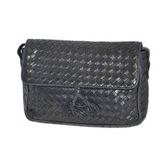 Bottega Veneta Signature Woven Lambskin with Tassles Clutch/ Shoulder Bag 4