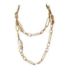 Chanel Gold Linked Necklace/Belt - circa 2001