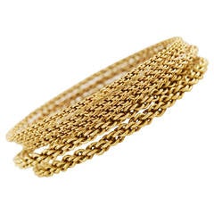 1950s Set of Gold Bangles 1950s Set of Gold Bangles