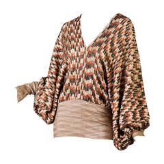 Missoni 1970's Metallic Knit top 2