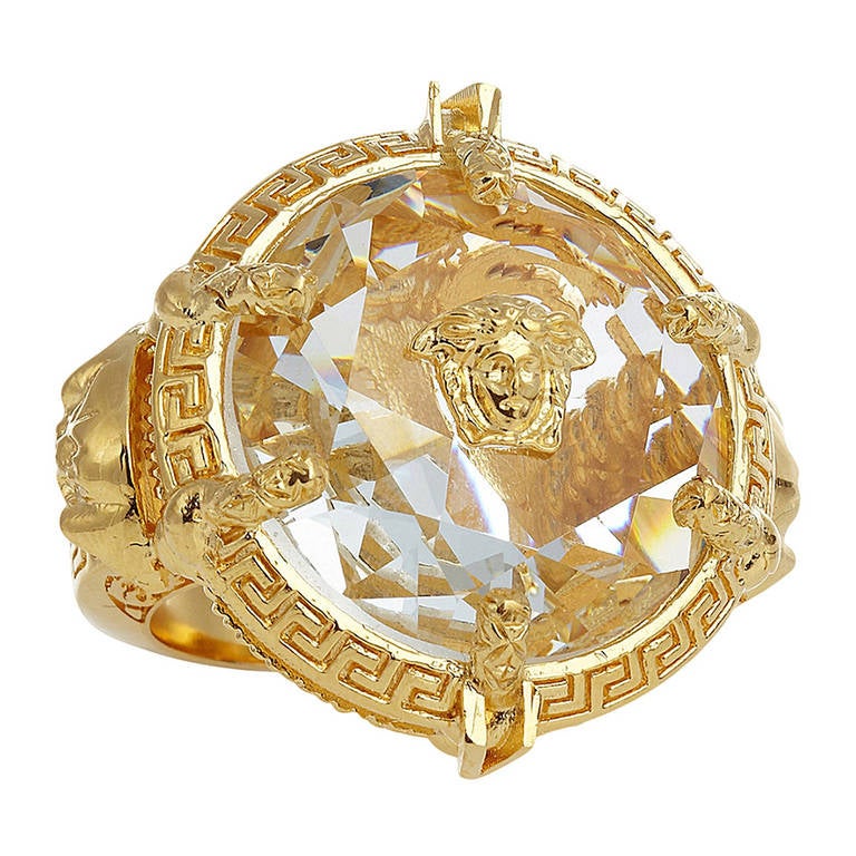 real gold versace ring