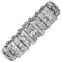 Extraordinary Diamond Platinum Bracelet 5