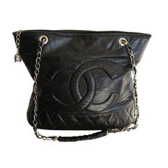 Vintage Chanel Leather Tote - Has Character
