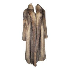 Mr Adolf New Haven\New York Natural Fox Full Length Coat