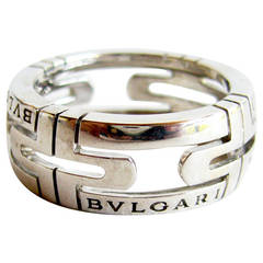 Vintage Bulgari Gold Parentesi Band Ring