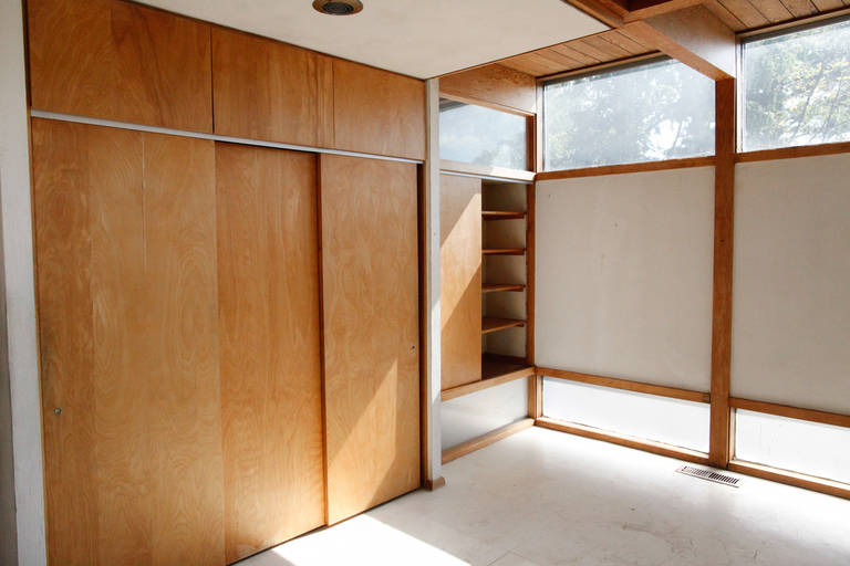 Cement Mid-Century Modern Eames-Style Box House by Architect Mitsu Otsuji, .9 Acres