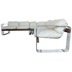 Vintage Robert Haussmann Stendig Sofa Couch Sectional
