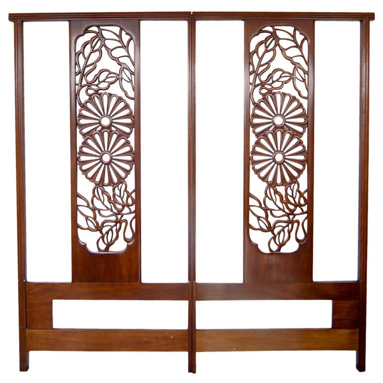 Impressive John Widdicomb King Headboard At 1stdibs Impressive John Widdicomb King Headboard For