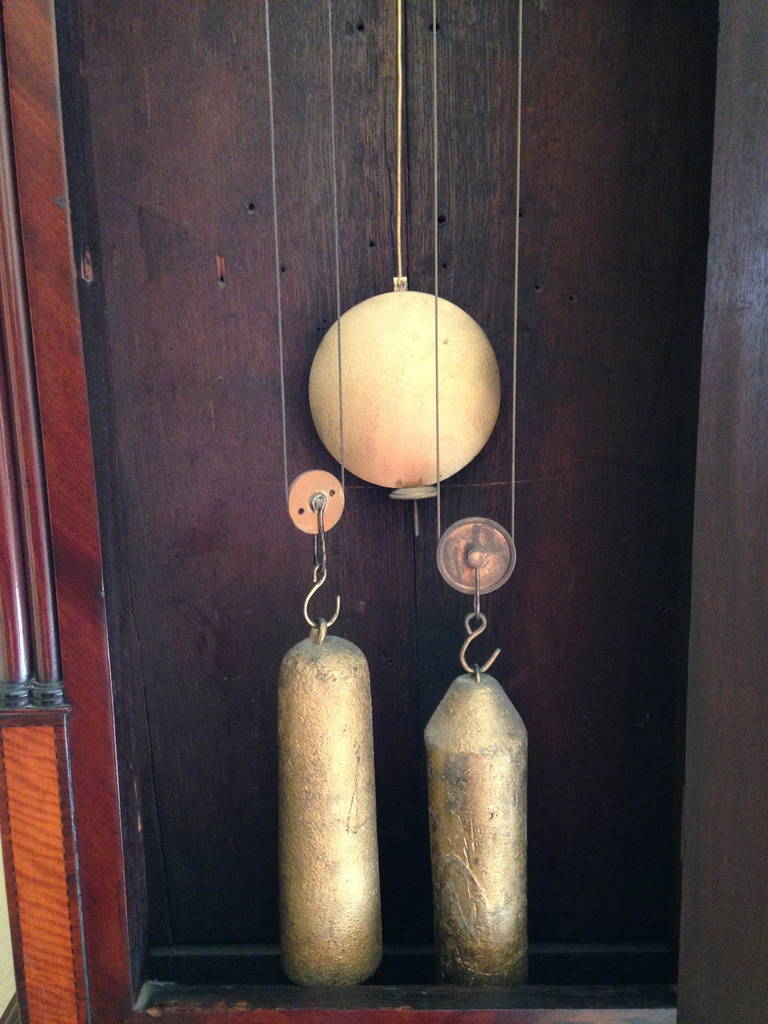 Brass Longcase Clock by Edward Shepley, Manchester, England circa 1790