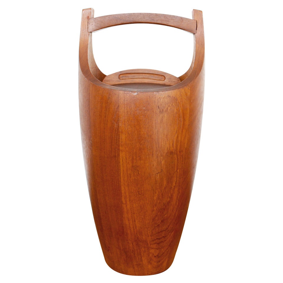 Danish Modern Teak Ice Bucket by Jens Quistgaard