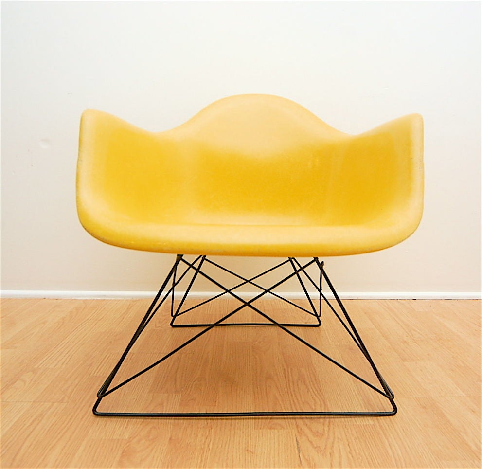 Yellow Herman Miller Eames Cat's Cradle Lounge Chair 1