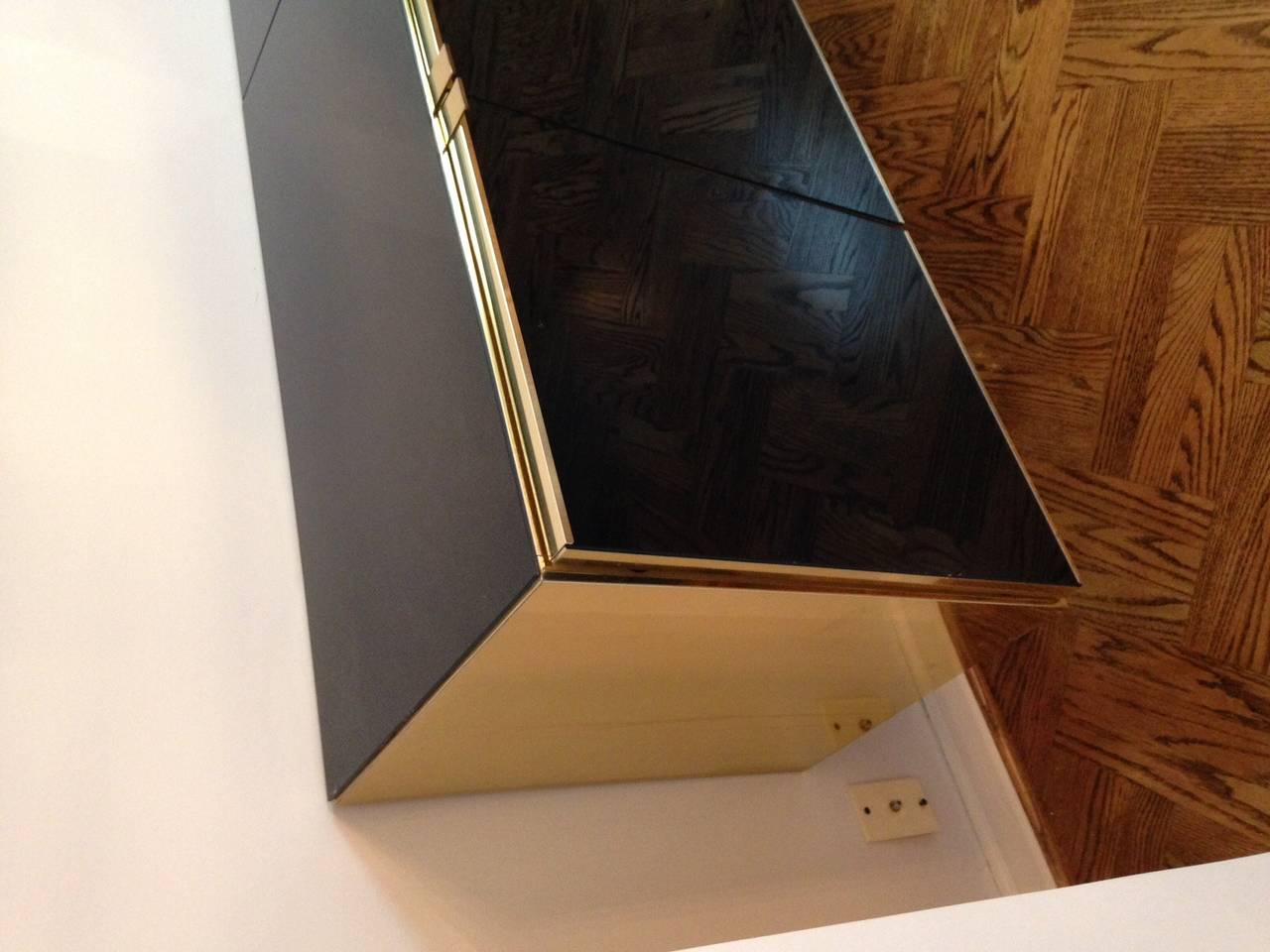 Floating Black and Gold Ello Credenza 3