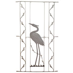 Art Deco Architectural Element Iron Gate Door