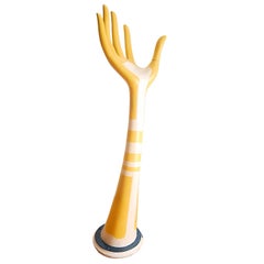 Neiman Marcus Vintage Large Yellow Hand Scarce Store Display