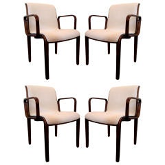 4 Knoll Arm Chairs by Bill Stephen