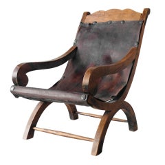 Early 20th Century Mexican "Miguelito" Armchair