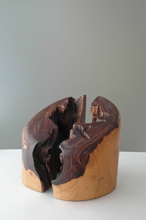 Cocobolo Don Shoemaker Organic Design Bookends