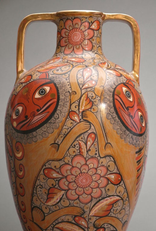 Unique Jose Luis Cortez Burnished Ceramic Vase 2