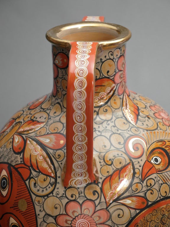 Unique Jose Luis Cortez Burnished Ceramic Vase 3
