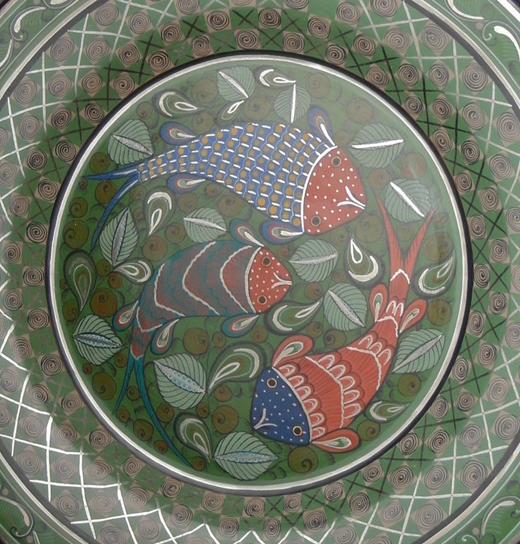 Mexican Unique Jose luis Cortez Ceramic Charger