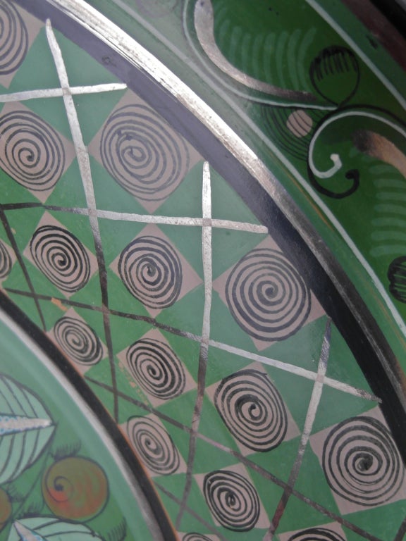 Unique Jose luis Cortez Ceramic Charger In Excellent Condition In San Miguel Allende, GTO