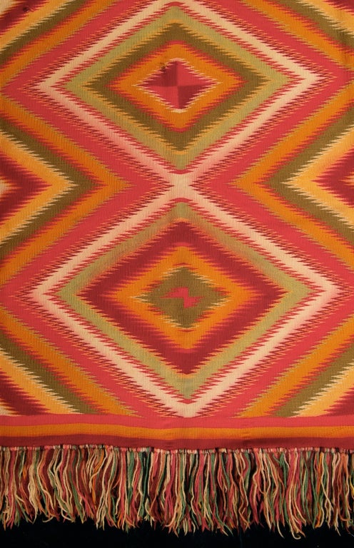 American Navajo Germantown Eyedazzler Blanket For Sale