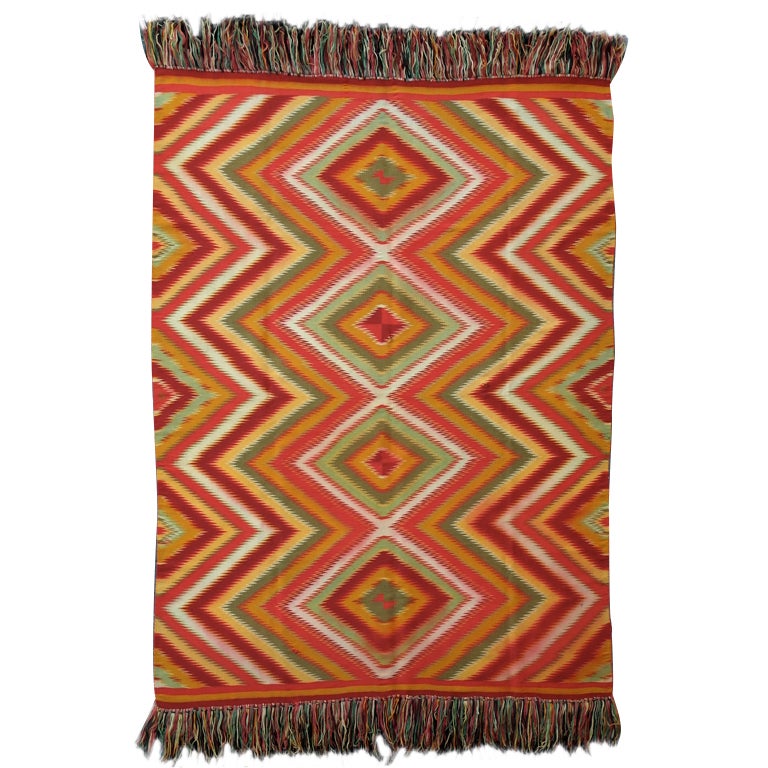 Navajo Germantown Eyedazzler Blanket For Sale
