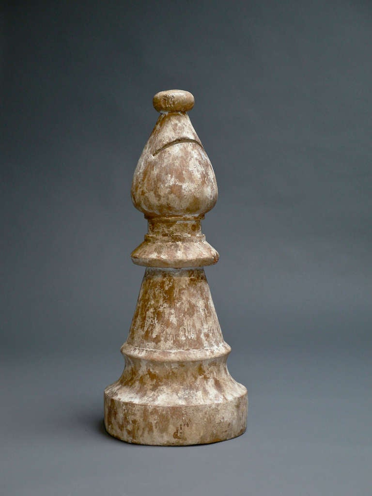 Mexican Monumental Faux Wood Chess Pieces